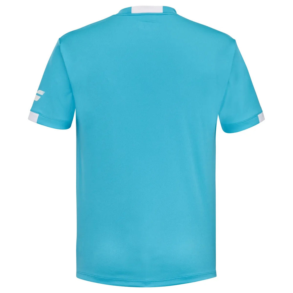 Play Crew Neck Tee Men Cyan Blue 2025