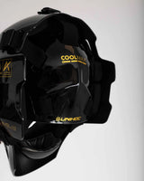 Unihoc Goalie Mask ALPHA PRIME EVOLAB Sort/Gull 26/27