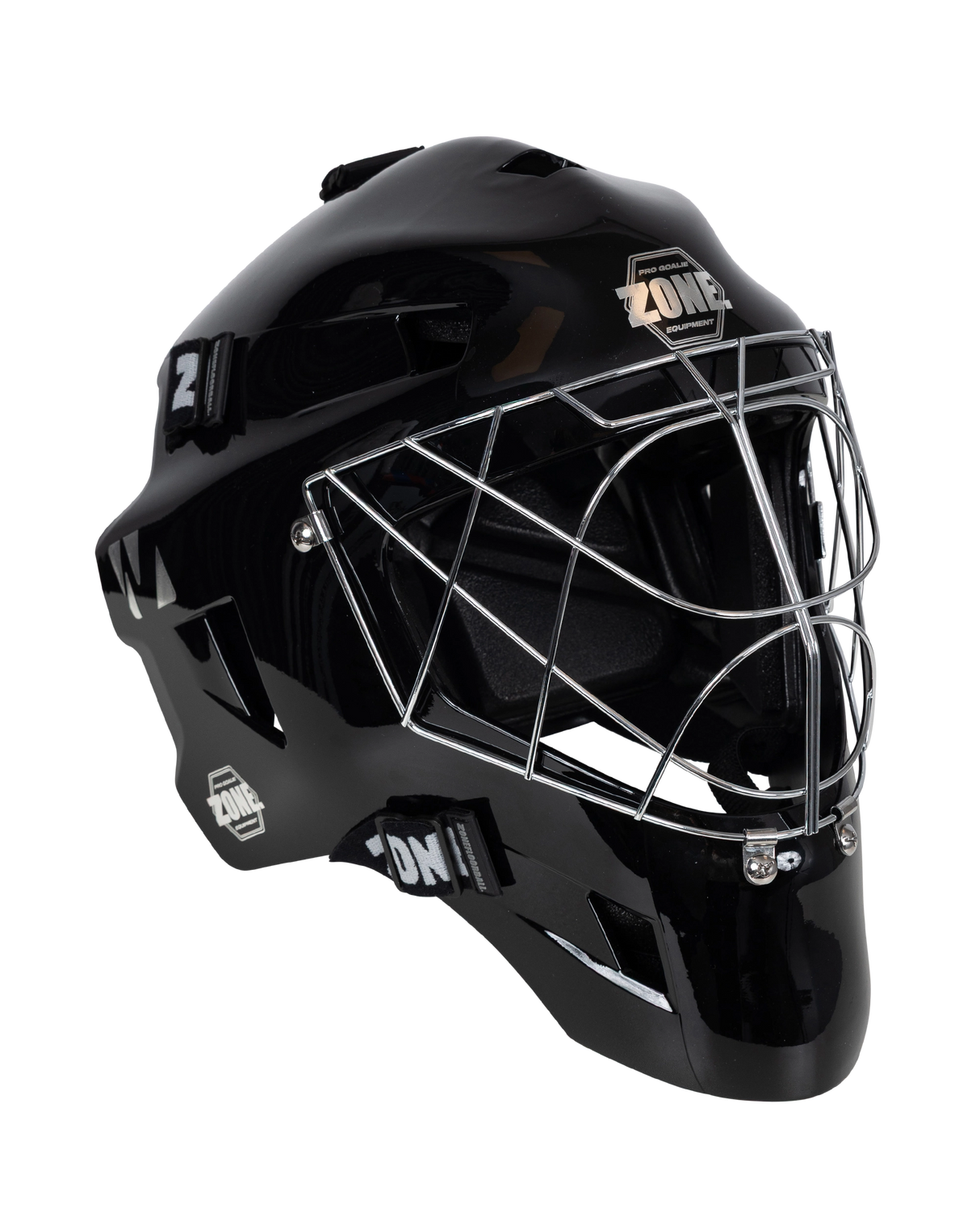 Zone Goalie Mask PÄIVITYS PRO CAT EYE CAGE musta/hopea 26/27