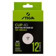 Rise Table Tennis Ball Cup. white. 12-pack