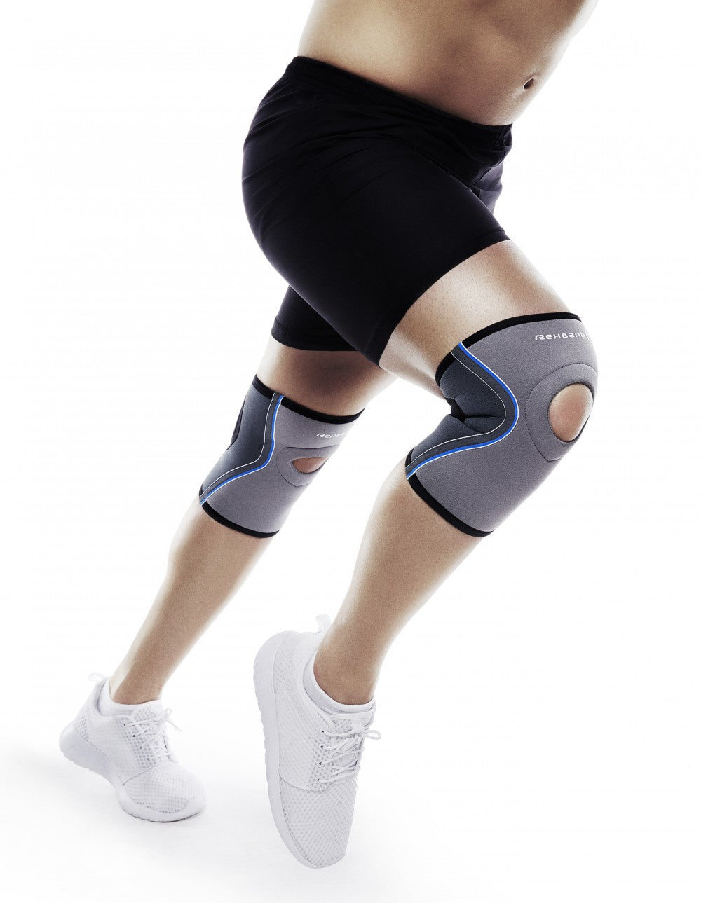 Knestøtte med patellaåpning - XL