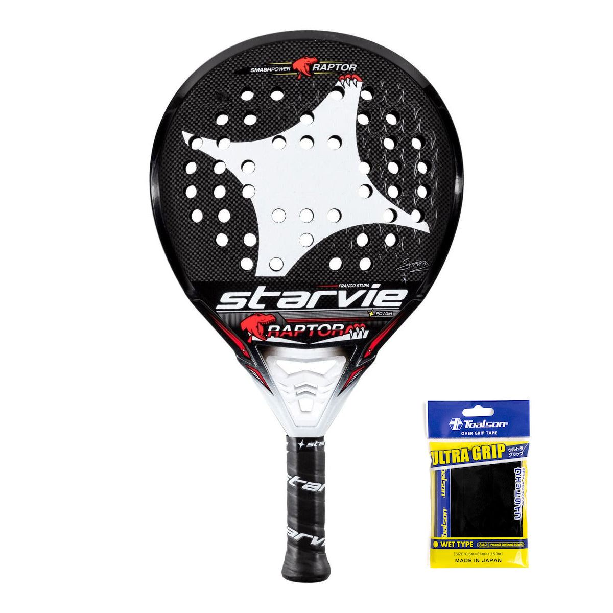 Starvie Raptor 2021 + Toalson Overgrip 3-pack – Ongoal
